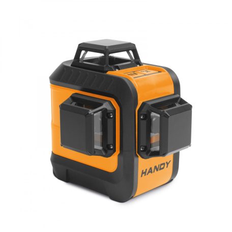 HANDY Lézeres szintező szett - max 15 m - 3D/360° - akkumulátoros, szemüveggel, konzollal